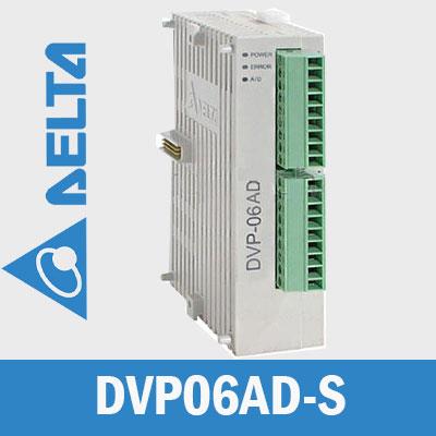 ماژول آنالوگ سری S دلتا کد DVP06AD-S